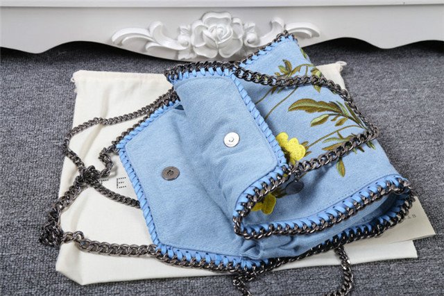 Stella McCartney Falabella Mini Tote Denim Botanical | AAA Purse