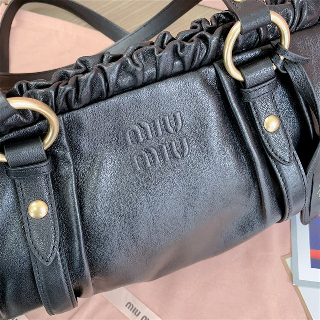ハンドバッグ MIU MIU 5BG306_2CSW JOIE NAPPA LEATHER BAG Black Joie Nappa Leather Bag | Miu Miu