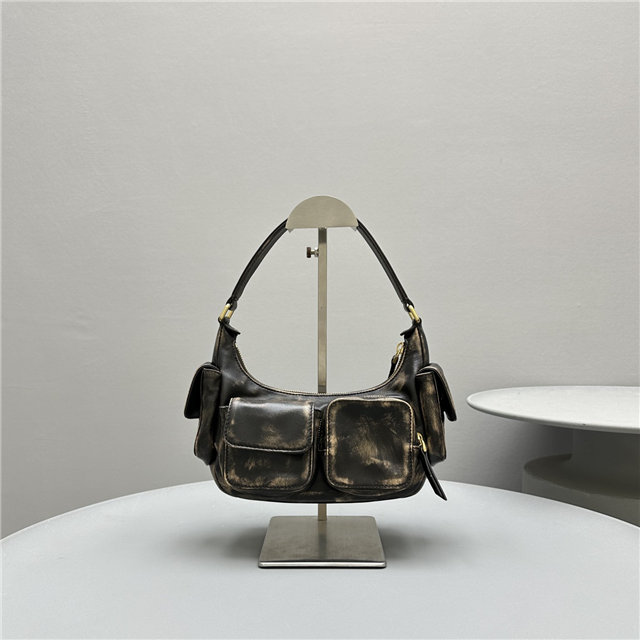 Miu Miu Pocket Nappa Leather Bag 5BC146 Coffee | AAA Purse