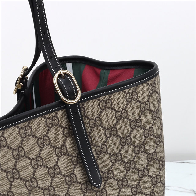 Gucci GG Emblem Large Tote Bag 815212 Black | AAA Purse