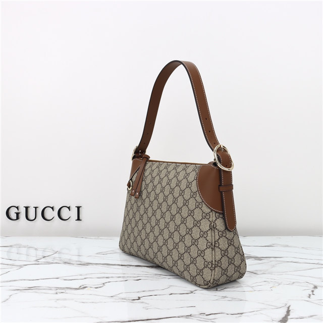 Gucci GG Emblem Medium Shoulder Bag 815216 Brown | AAA Purse