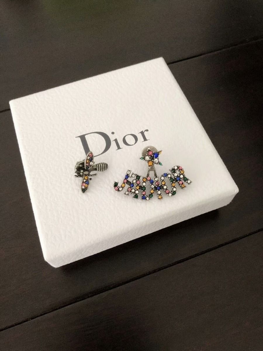 2021 Christian Dior Paved Diamonds J'ADIOR Motif Bee Star Clover
