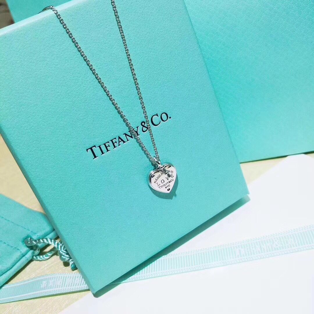 Fashion Selling Tiffany Return To 925 Silver Heart Lock Key