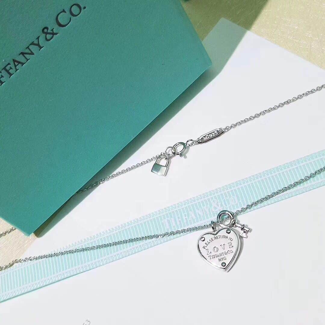 Fashion Selling Tiffany Return To 925 Silver Heart Lock Key