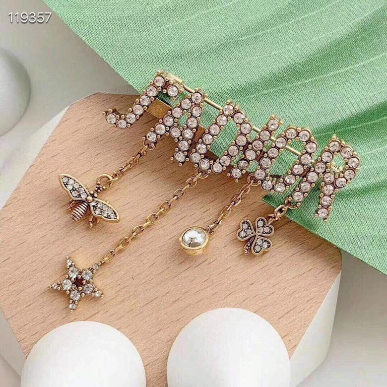 2021 Christian Dior Paved Diamonds J'ADIOR Motif Bee Star Clover