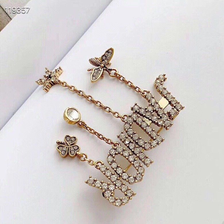 2021 Christian Dior Paved Diamonds J'ADIOR Motif Bee Star Clover