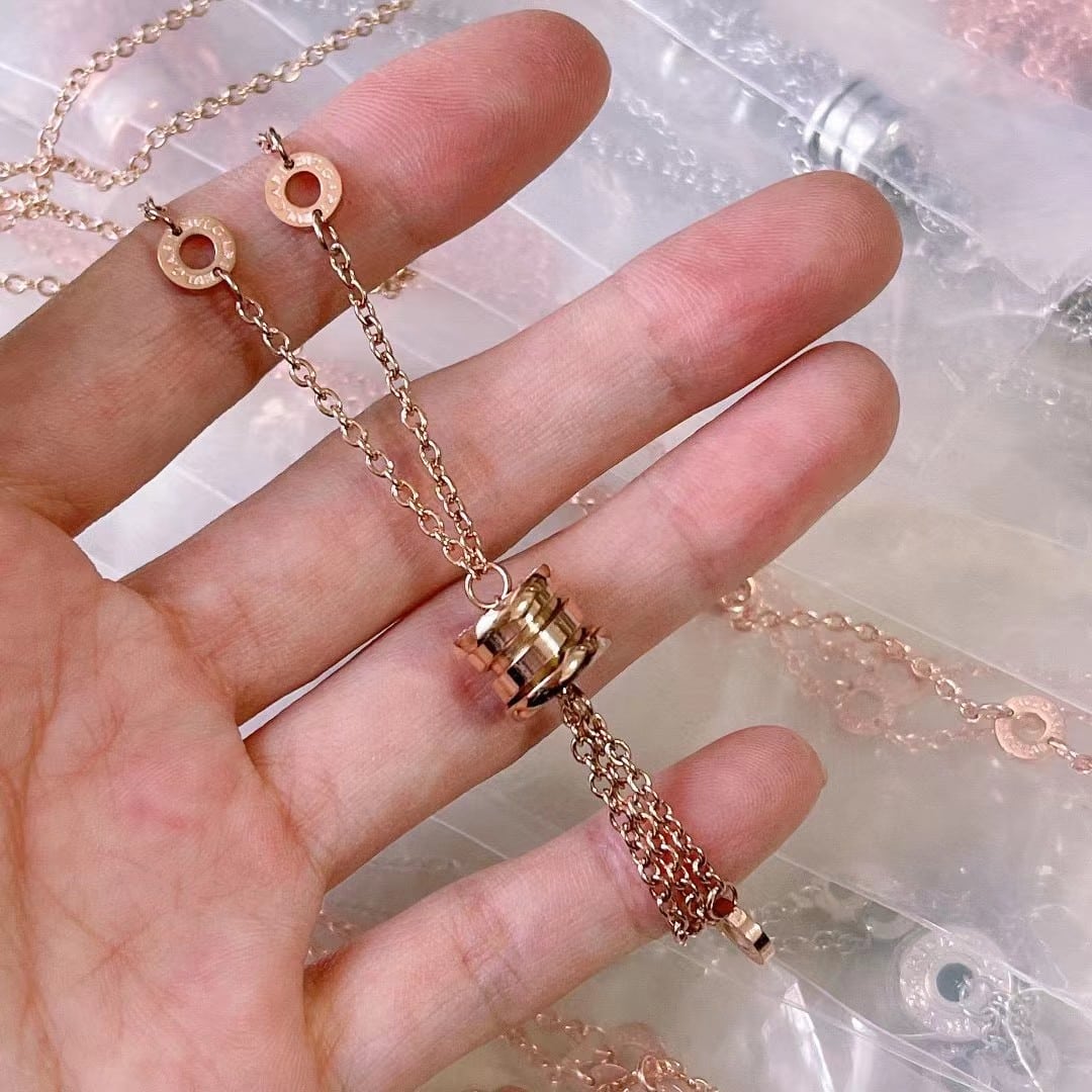 ブレスレット・バングル Erena-42-01 necklace Bvlgari B.Zero1 Tassel Necklace Yellow Gold/White Gold/Rose Gold - 1:1