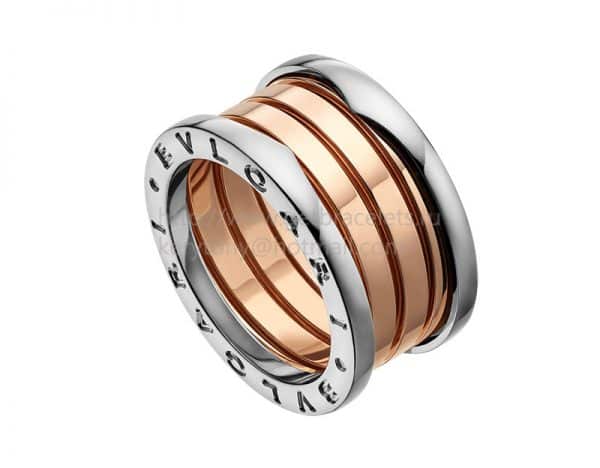 B.zero1 4-Band Beautiful Mistake Ring in Rose and White Gold - clone