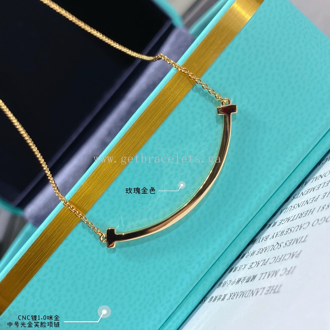 Tiffany Lock ring in Rose Gold with Pink Sapphires - replica